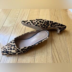 Matisse Leopard Print Pony Hair Women's Heels